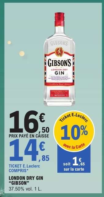 LONDON DRY GIN "GIBSON"