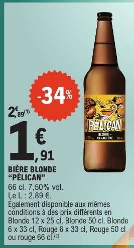 Bière Blonde Pélican