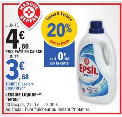 Epsil Perfect Lessive Liquide