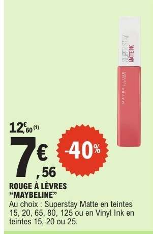 ROUGE À LÈVRES “MAYBELINE”
