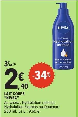 Lait Corps Nivea