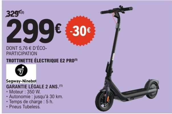TROTTINETTE ÉLECTRIQUE E2 PRO