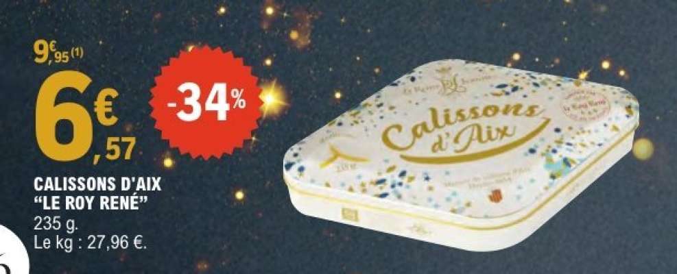 CALISSONS D'AIX "LE ROY RENÉ"