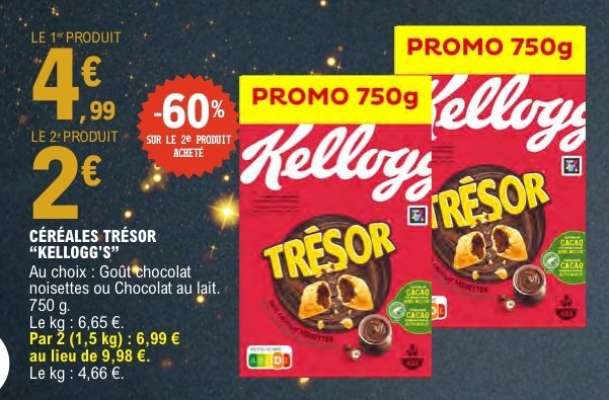 Céréales Trésor Kellogg's