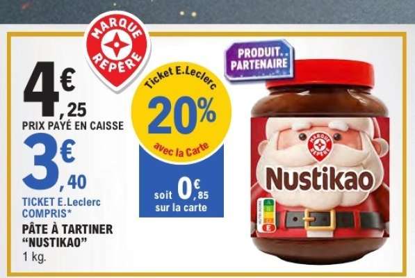 PÂTE À TARTINER “NUSTIKAO”