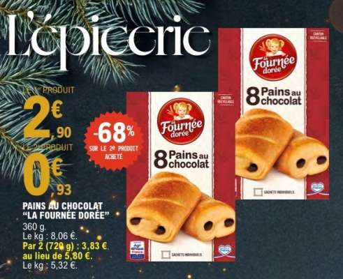 Pains Au Chocolat La Fournée Dorée