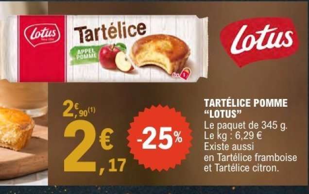 Tartélice Pomme "Lotus"