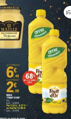 Huile Fruit D'or