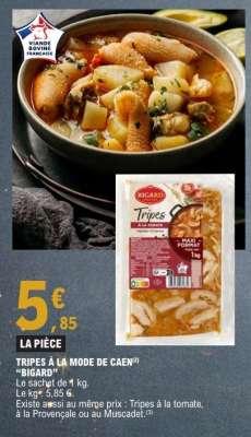 Tripes à la mode de Caen BIGARD