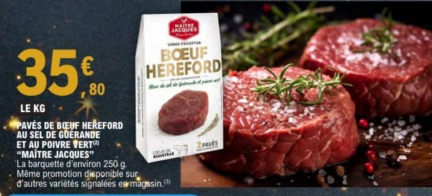 PAVÉS DE BŒUF HEREFORD