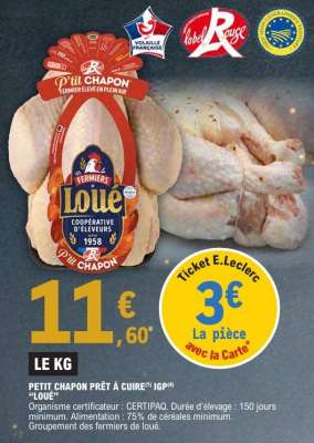 PETIT CHAPON PRÊT À CUIRE