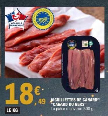 AIGUILLETTES DE CANARD 'CANARD DU GERS'