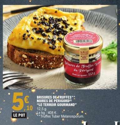 BRISURES DE TRUFFES NOIRES DE PÉRIGORD