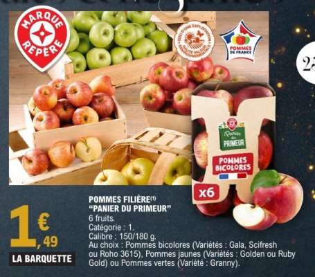 POMMES FILIÈRE "PANIER DU PRIMEUR"