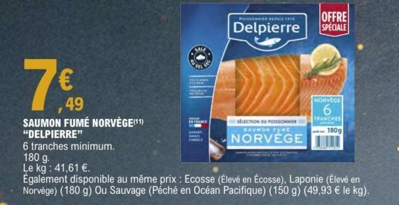 Saumon Fumé Norvège