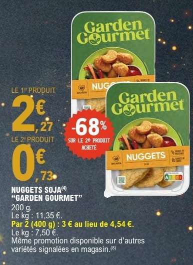 NUGGETS SOJA "GARDEN GOURMET"