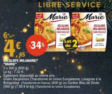 Escalope Milanaise Marie