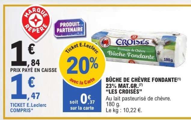 BÛCHE DE CHÈVRE FONDANTE