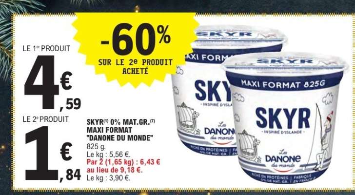SKYR 0% MAT.GR. MAXI FORMAT "DANONE DU MONDE"