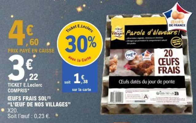 ŒUFS FRAIS SOL