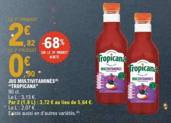 Jus Multivitamines 'Tropicana'