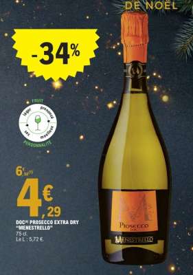 DOC PROSECCO EXTRA DRY "MENESTRELLO"