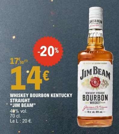 WHISKEY BOURBON KENTUCKY STRAIGHT “JIM BEAM”