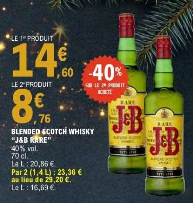 BLENDED SCOTCH WHISKY "J&B RARE"