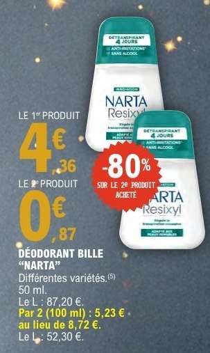 Déodorant Bille Narta