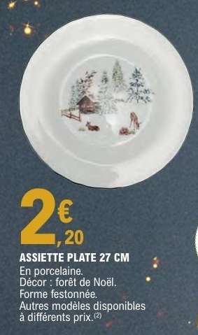 ASSIETTE PLATE 27 CM