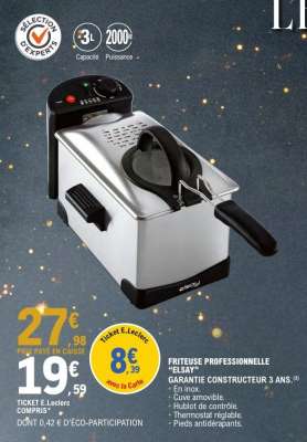 FRITEUSE PROFESSIONNELLE "ELSAY"