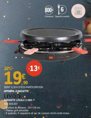 Appareil à raclette