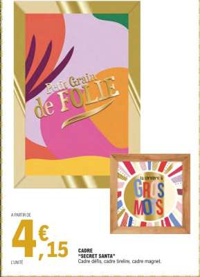 CADRE “SECRET SANTA”