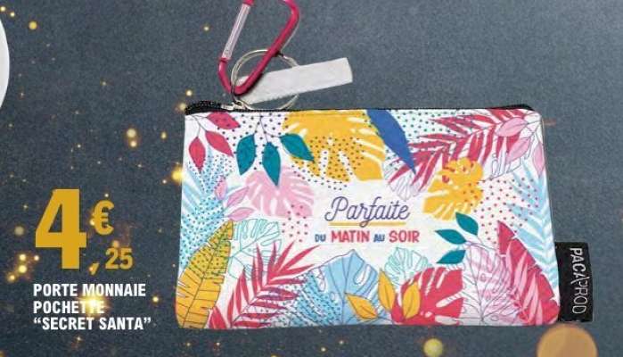Porte Monnaie Pochette 'Secret Santa'