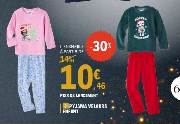 Pyjama Velours Enfant