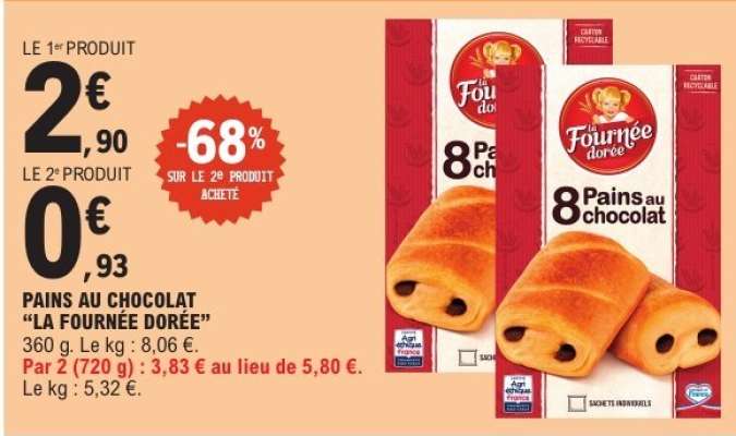 Pains Au Chocolat La Fournée Dorée