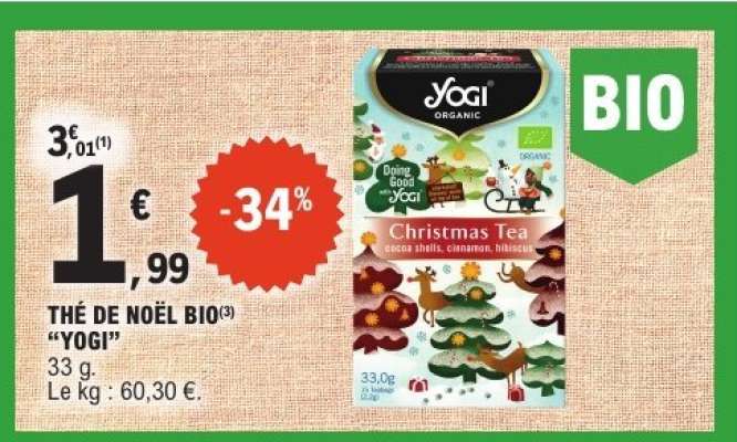 THÉ DE NOËL BIO 'YOGI'