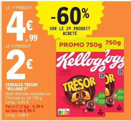 Céréales Trésor Kellogg's