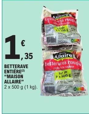 BETTERAVE ENTIÈRE “MAISON ALLAIRE”