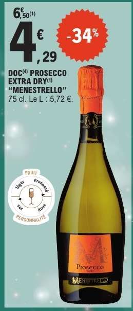 DOC PROSECCO EXTRA DRY "MENESTRELLO"