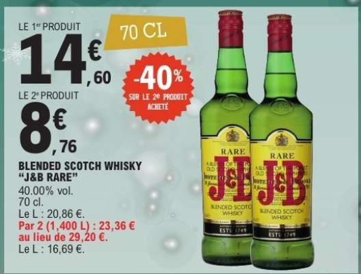 BLENDED SCOTCH WHISKY "J&B RARE"