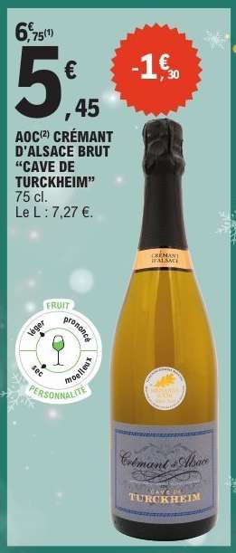 AOC Crémant d'Alsace Brut "Cave de Turckheim"