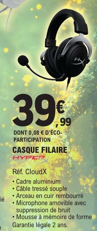 CASQUE FILAIRE HYPERX