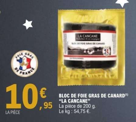 Bloc de Foie Gras de Canard 'La Cancane'