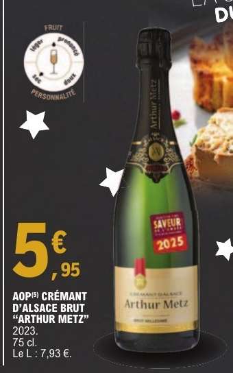 AOP Crémant d'Alsace Brut 'Arthur Metz'