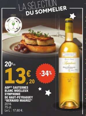 AOP Sauternes Blanc Moelleux Symphonie de Haut-Peyraguey 'Bernard Magrez'