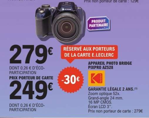 Appareil Photo Bridge PIXPRO AZ528