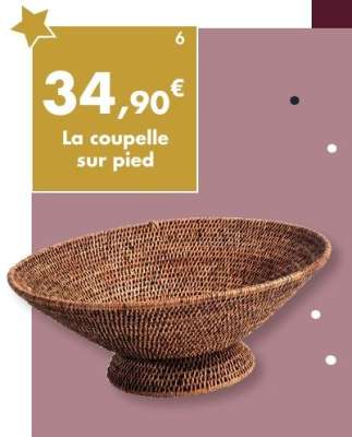 La coupelle sur pied