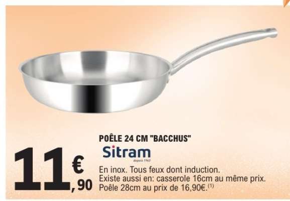 POÊLE 24 CM "BACCHUS"