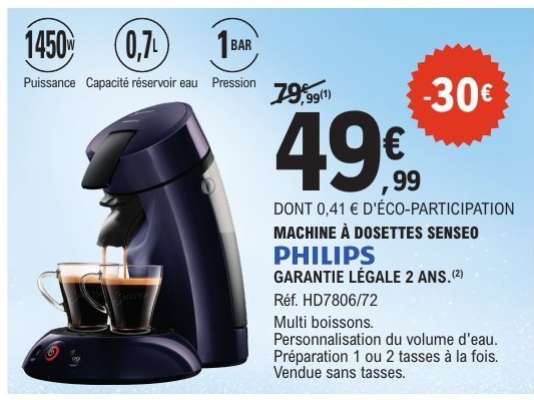 PHILIPS MACHINE À DOSETTES SENSEO
